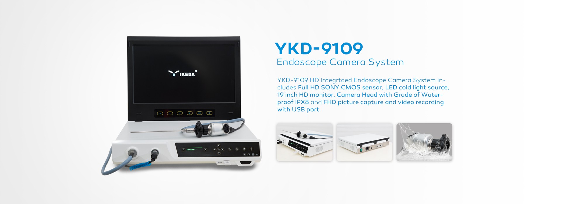 Full HD portable endoscope camera