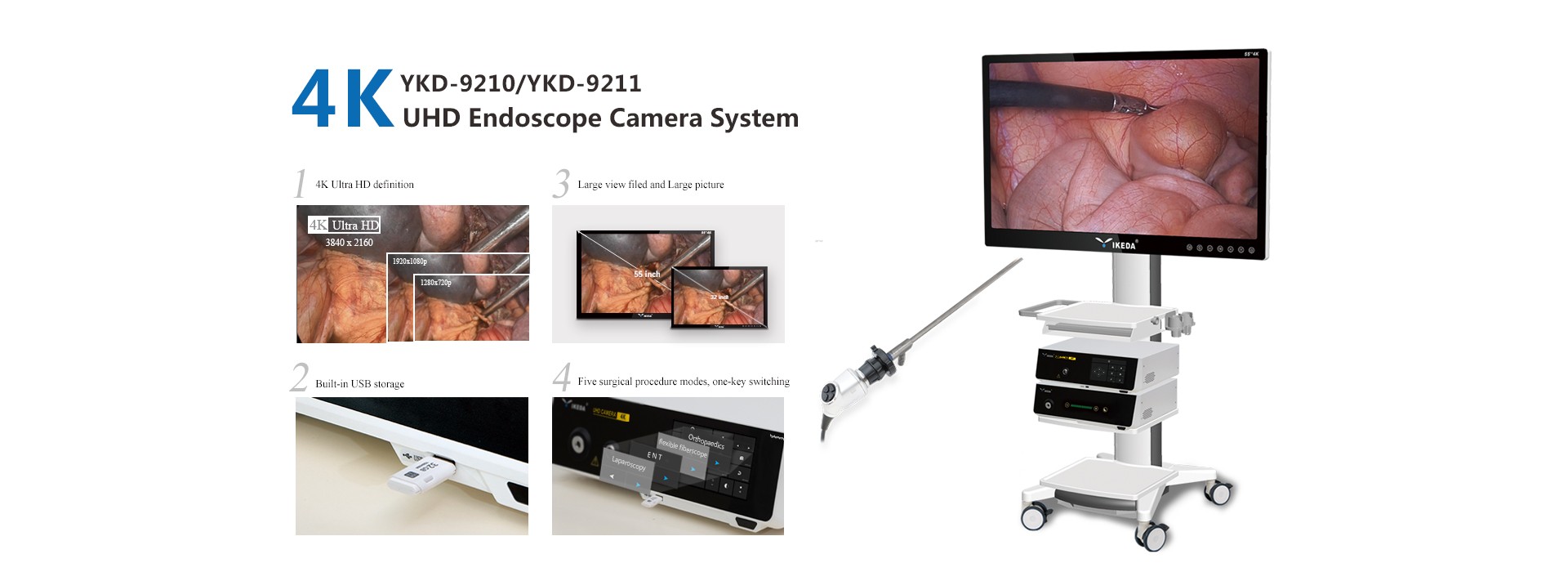 4K Endoscope Camera System