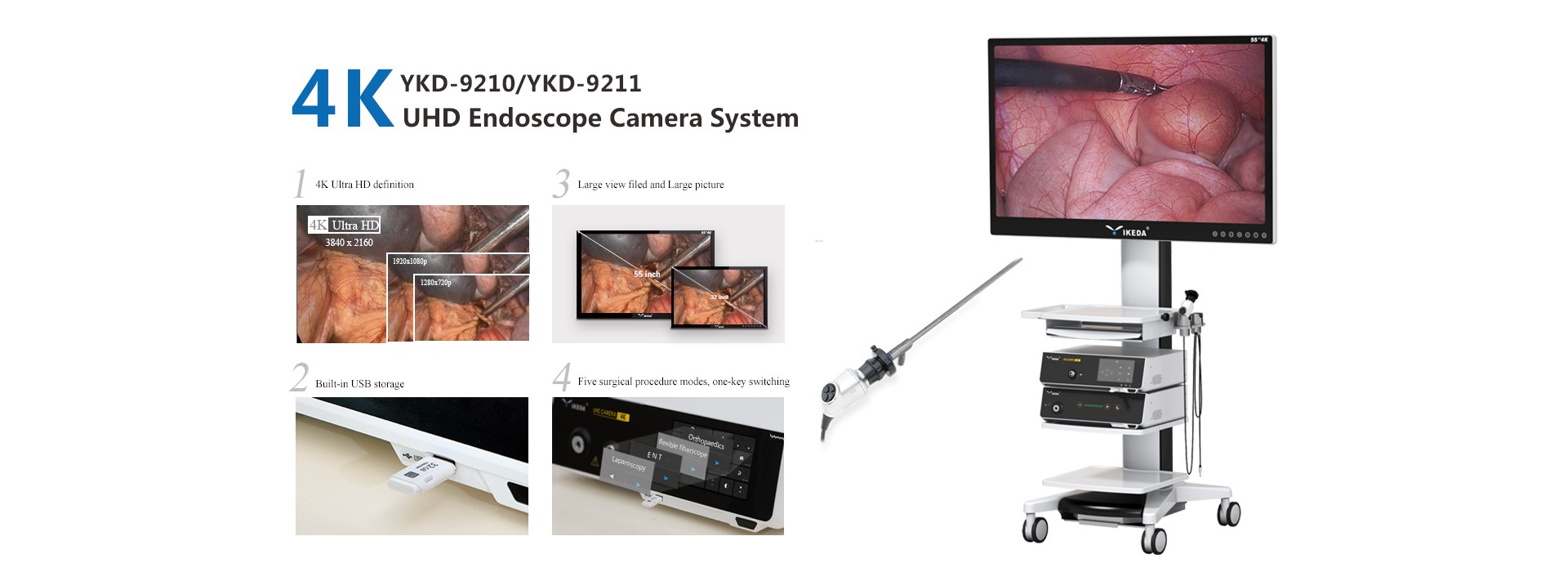 4K Endoscope Camera System