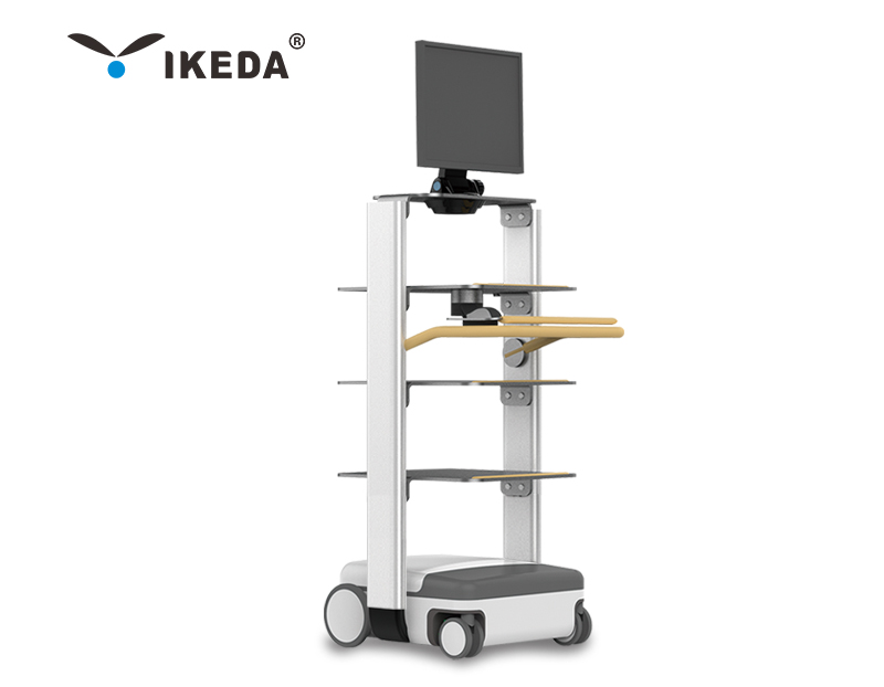 Adjustable Height Medical Trolley