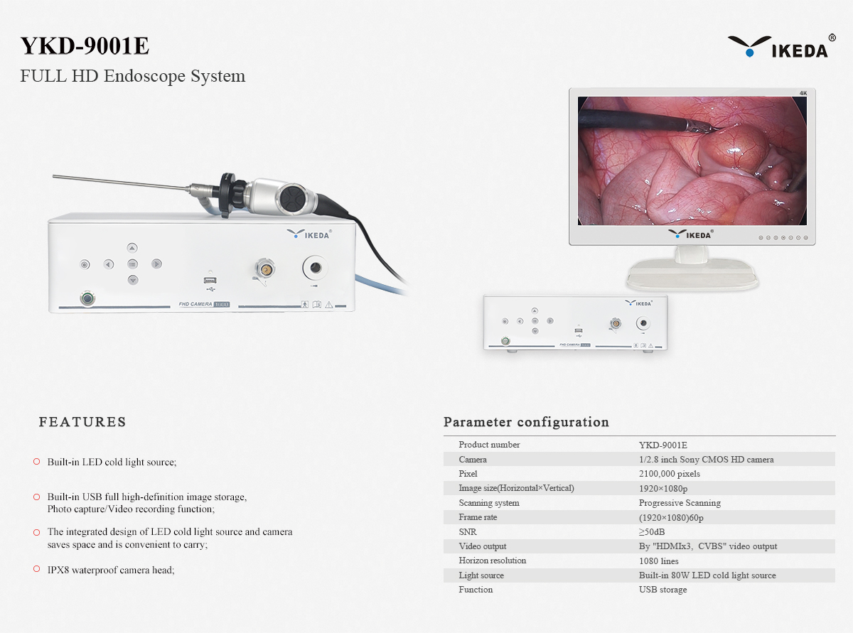 YKD-9001E Light Source Medical Endoscopic Camera System