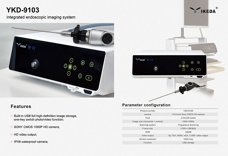 Delivery：YIKEDA Medical Endoscope Camera For Ent Surgery