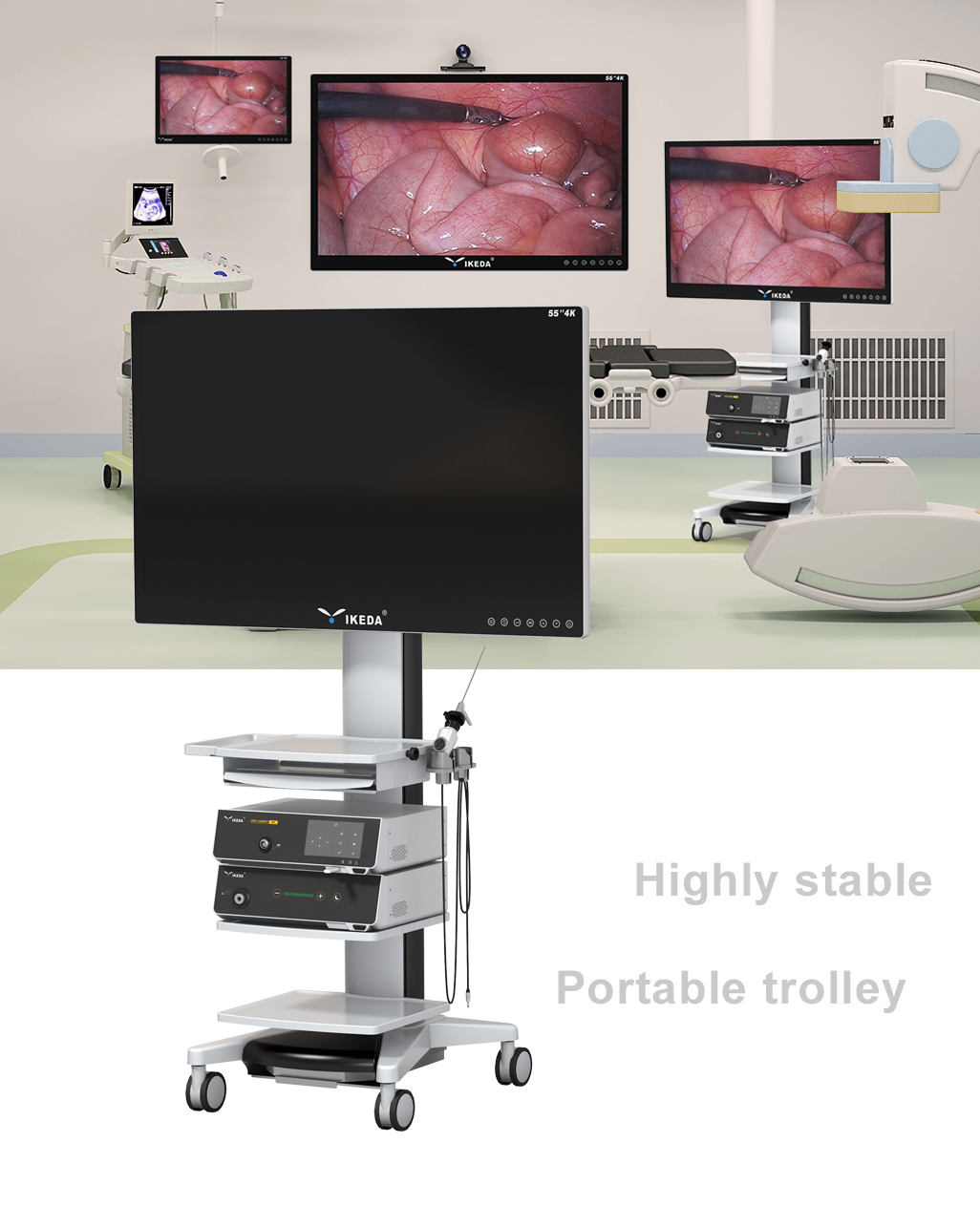New product:medical endoscope cart YKD-2100