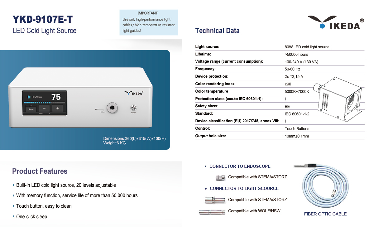 YKD-9107E-T LED Cold Light Source