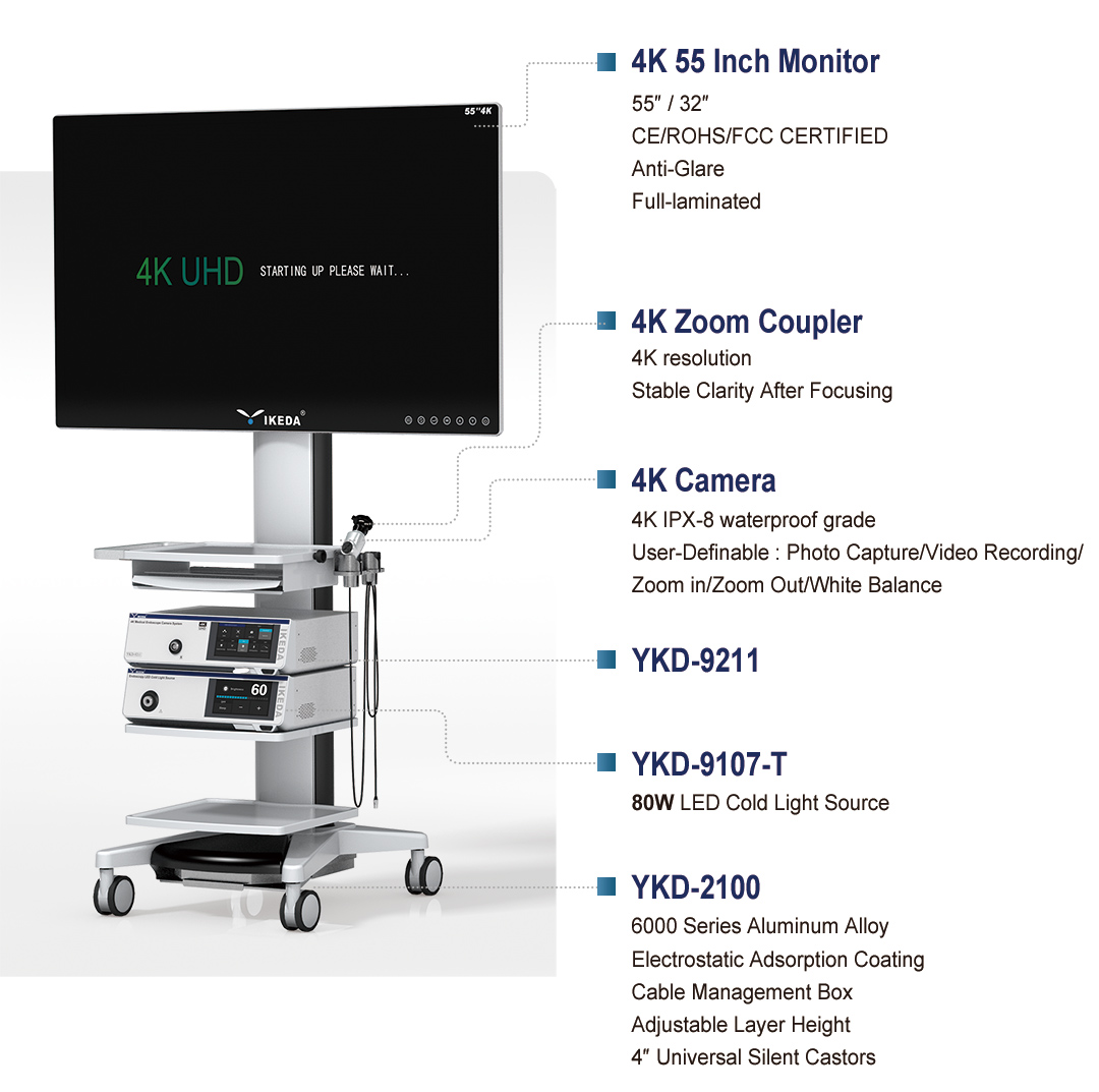 YKD-9211 4K Medical Endoscope Camera System