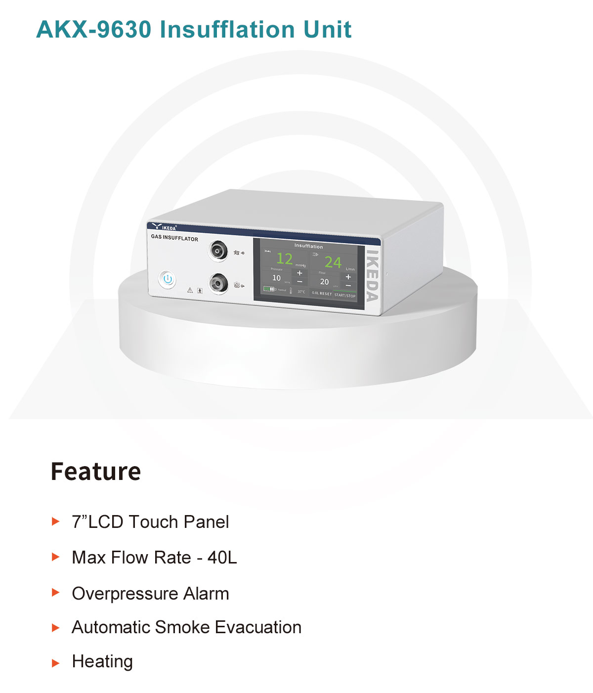 AKX-9630 CO2 Insufflator