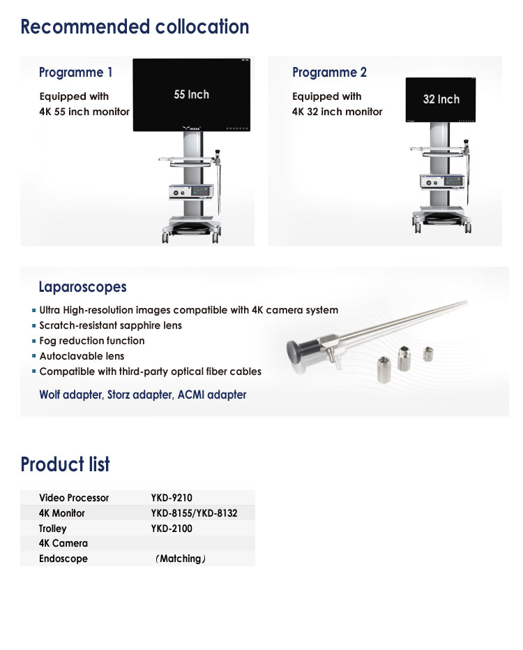 4K Endoscope Camera System YKD-9210