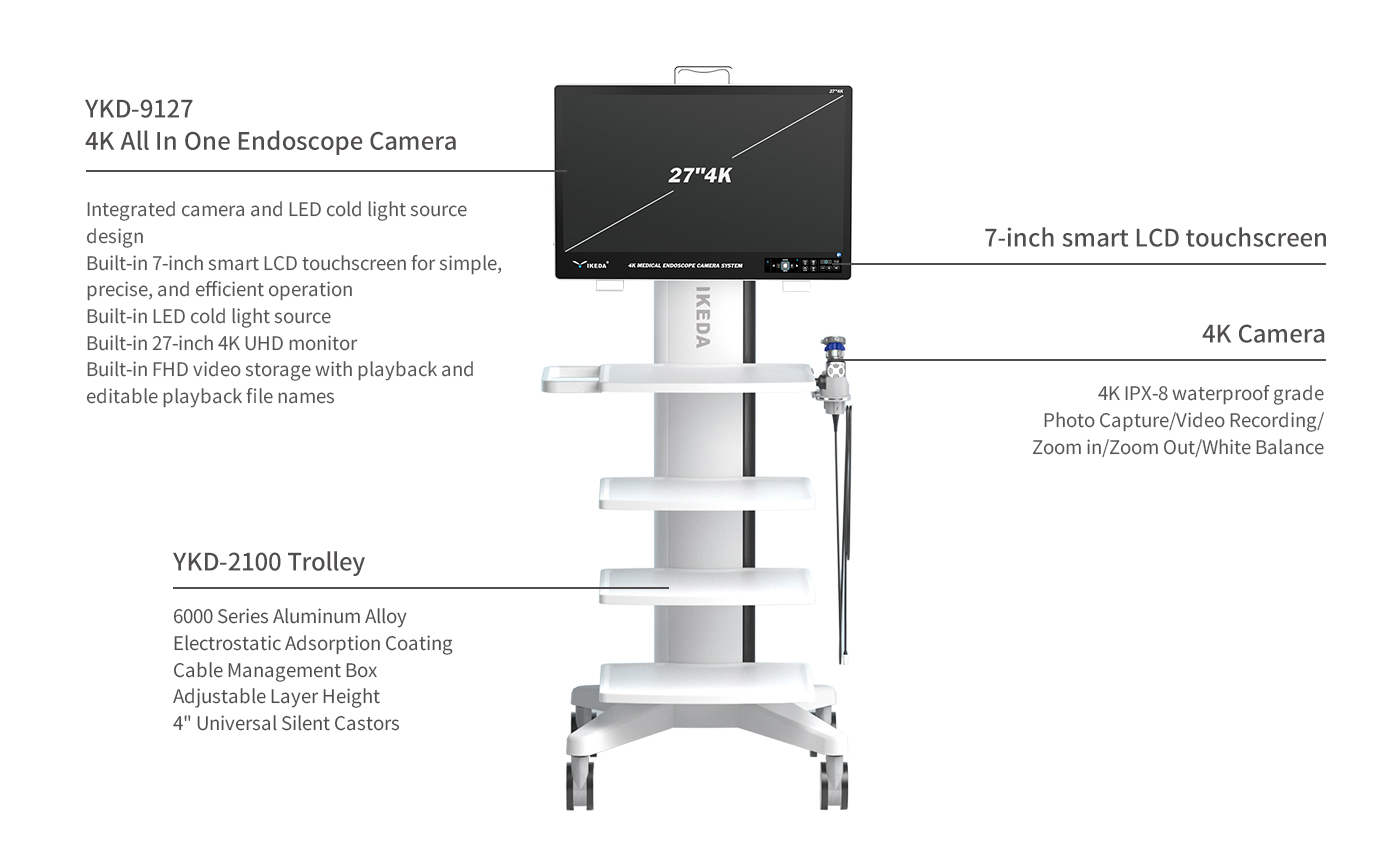 YKD-9127 All-in-one 4K Endoscopy Camera System YKD-9127 All-in-one 4K Endoscopy Camera System